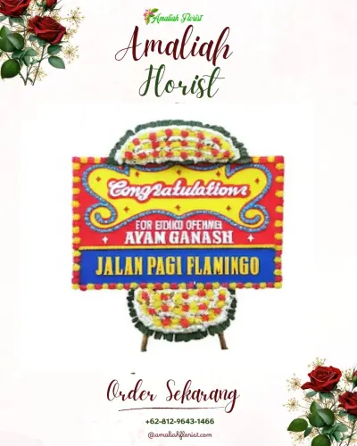 Bunga Papan Congratulation di Sukajati